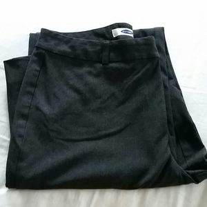 Old Navy Charcoal Gray Office Pants 10 Long